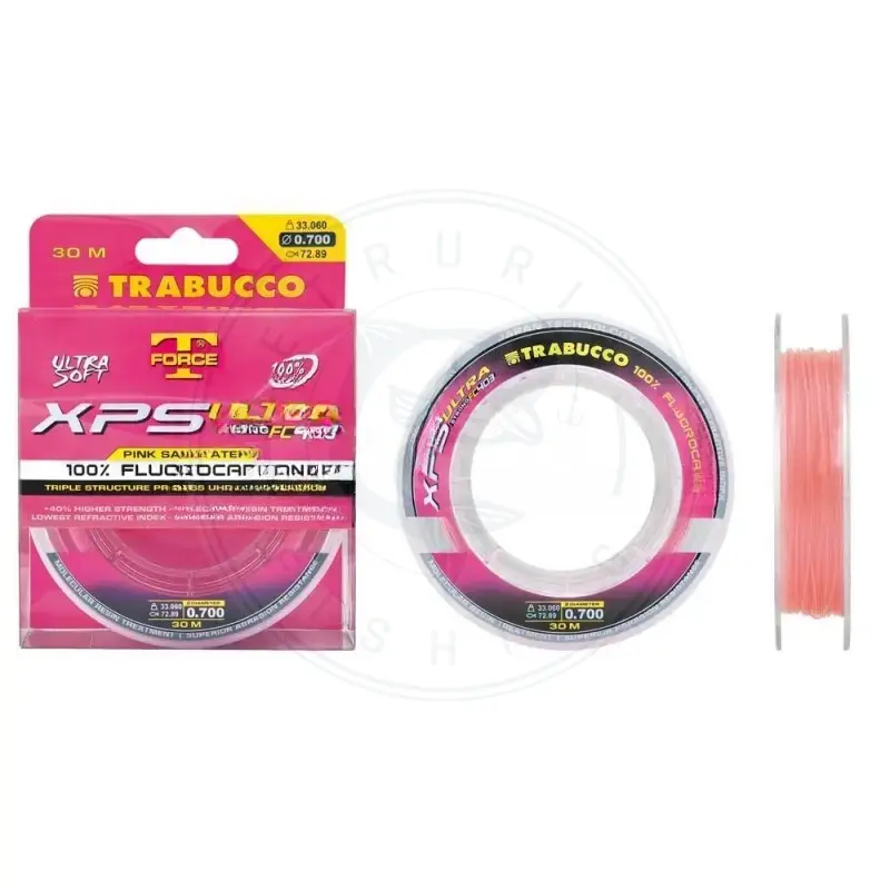 Trabucco Fluorocarbon Rosa Ultra Strong Fc 403 Pink Saltwater