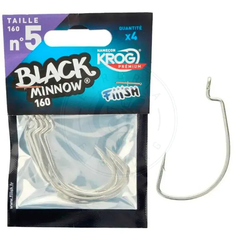 Fiiish Gancio Texas Black Minnow Krog Premium