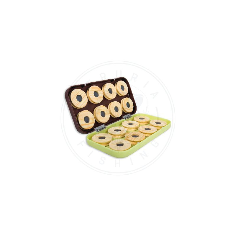 Lineaeffe Set 16 Avvolgilenza Rotondi Con Scatola Rettangolare