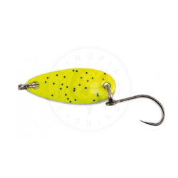 Nomura Akira Trout Area Spoon Fluo Yellow Black Glitter