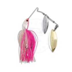 Nomura Double Spinner Bait Pink White