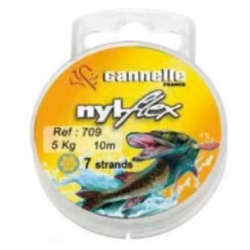 VMC Lenza da pesca in acciaio Nylflex C709 10 m