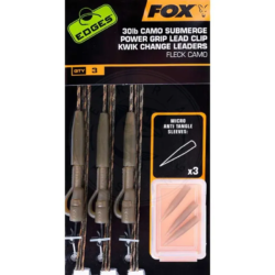 Fox international Linea Montata Edges Submerge Camo Lead Clip Kwik Change