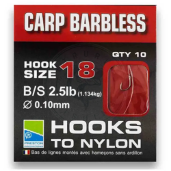 Preston innovations Ami Montati Carp Barbless Extra Strong