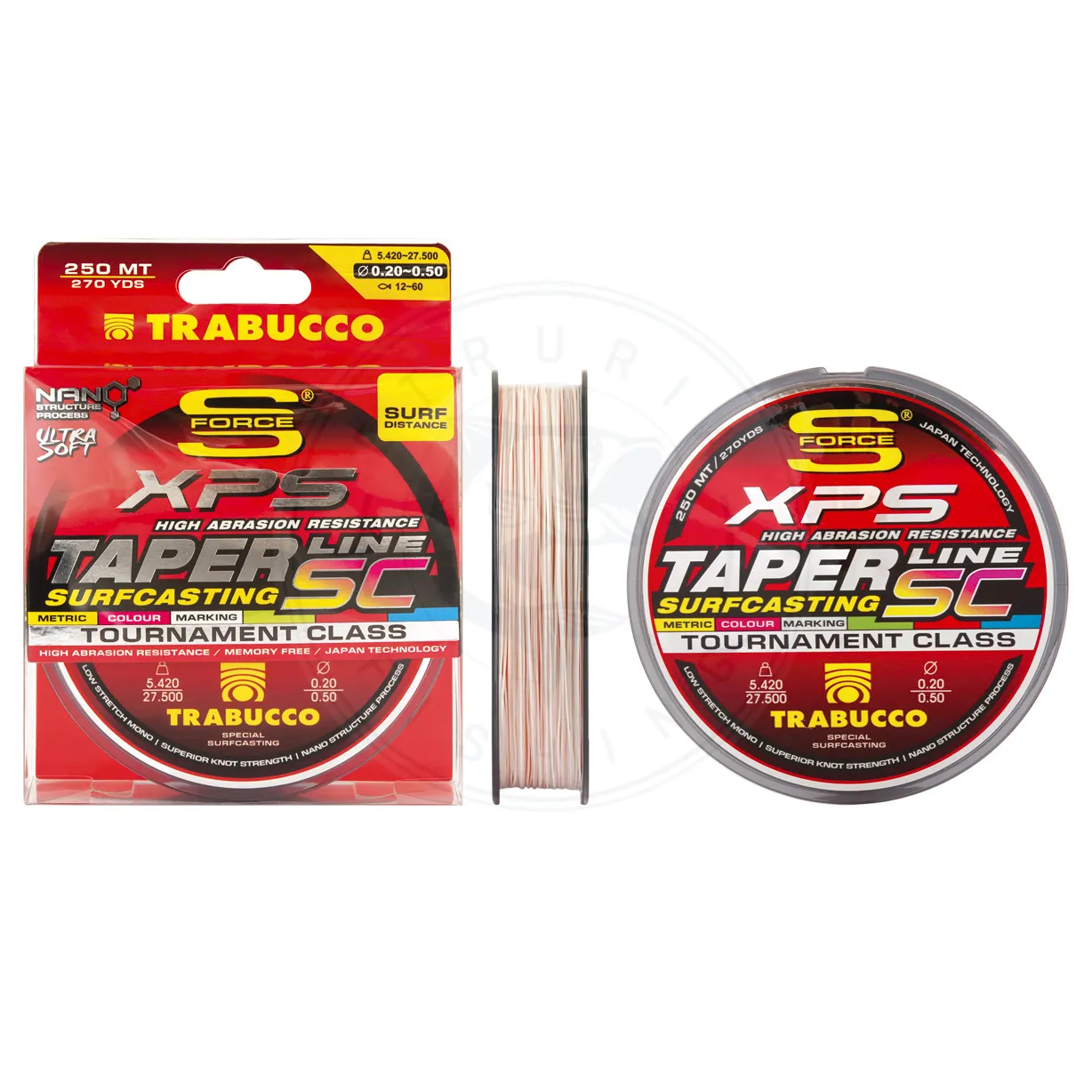 TRABUCCO XPS SURF TAPER LINE SC 250mt